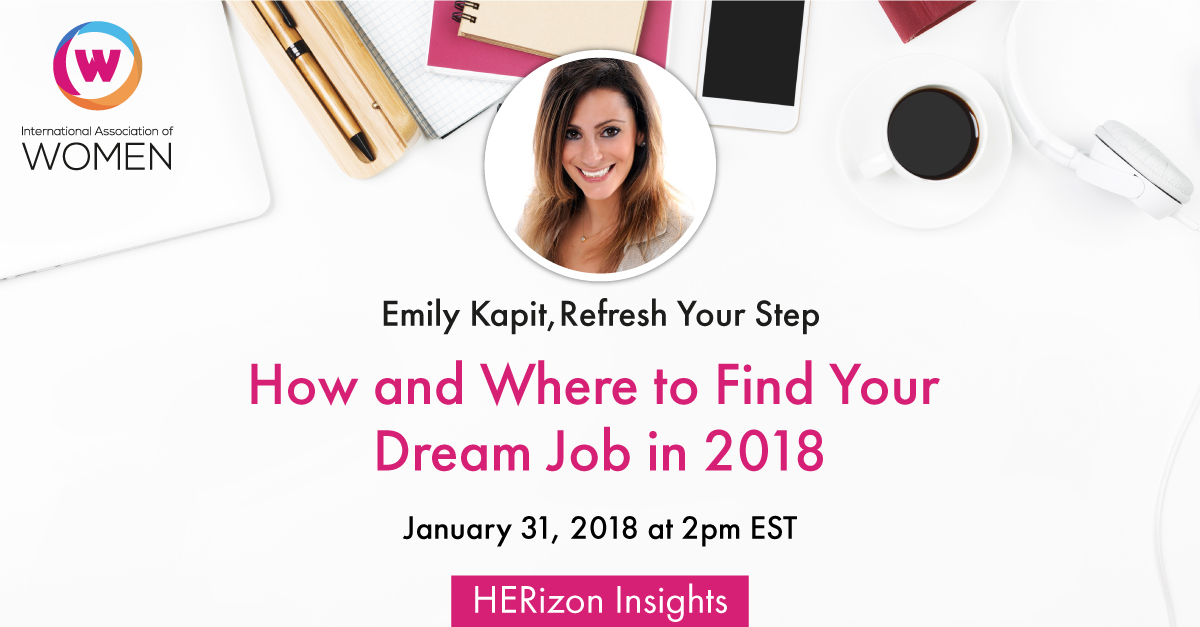 How and Where to Find Your DREAM JOB in 2018 – FREE WEBINAR
