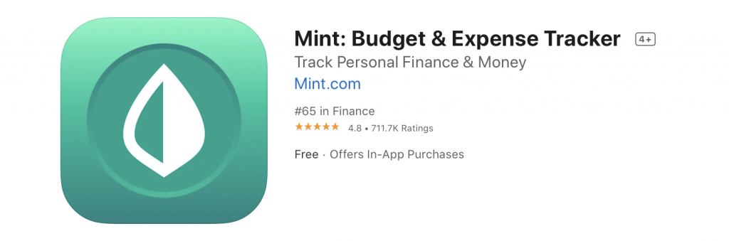 Mint Budget & Expense Tracker app