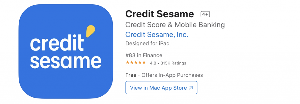 Credit Sesame app