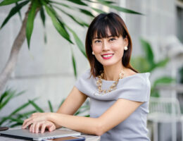 Mature asian woman executive