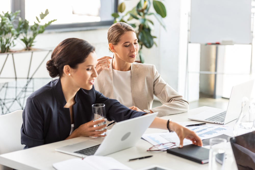 Two business women